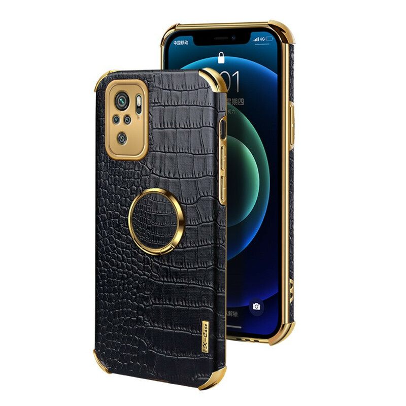 Θήκη Xiaomi Redmi Note 10 / 10S X-case Εφέ Δέρματος Κροκόδειλου