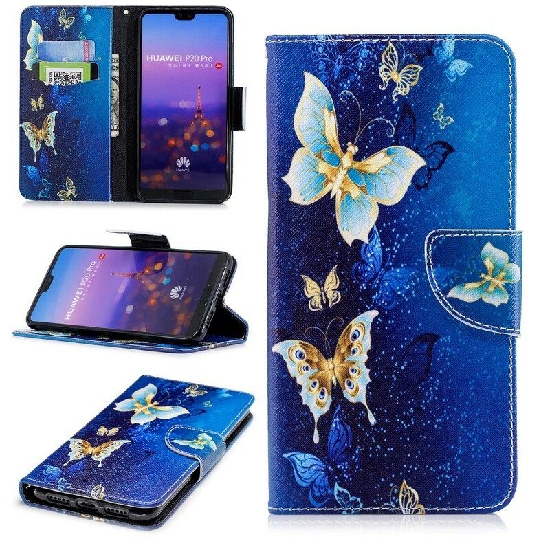 Κάλυμμα Huawei P20 Pro Πεταλούδες Στη Νύχτα