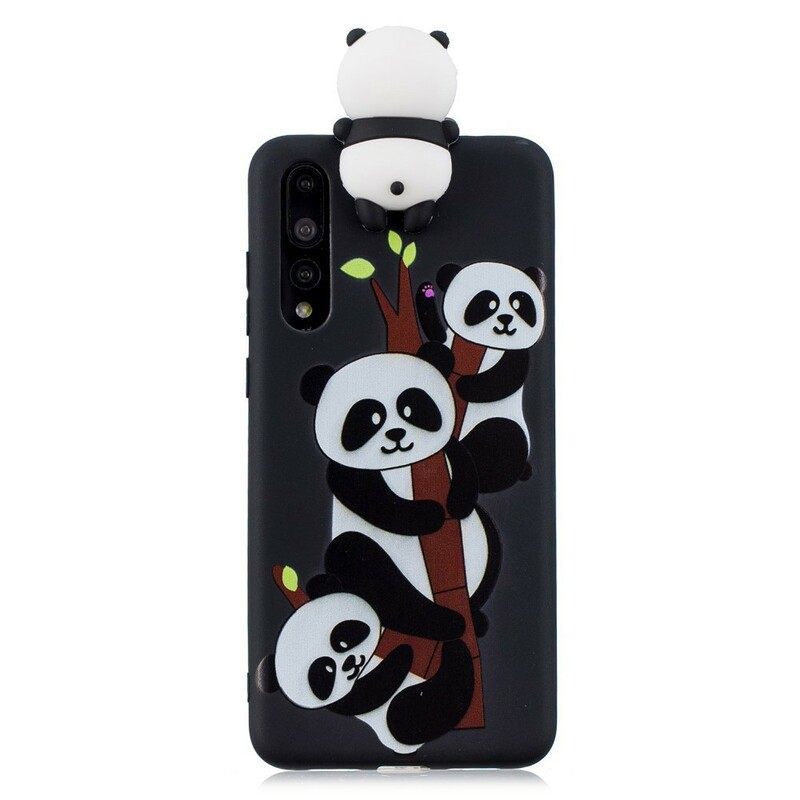 Θήκη Huawei P20 Pro Οικογένεια 3d Panda