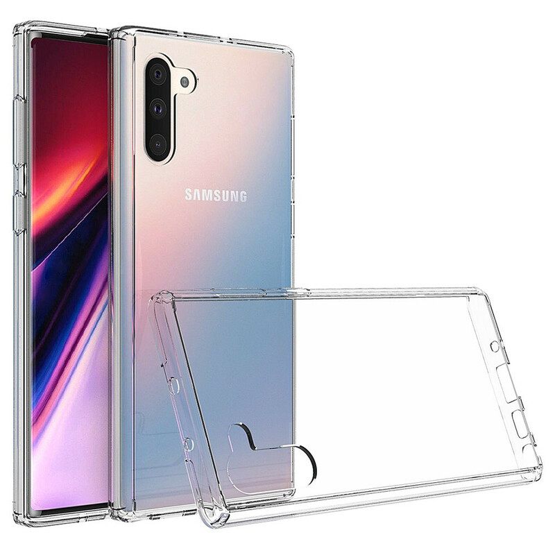 Θήκη Samsung Galaxy Note 10 Διαφανές Και Ακρυλικό