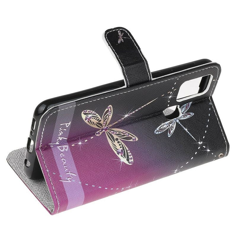 Κάλυμμα Samsung Galaxy M31 με κορδονι Strappy Dragonflies