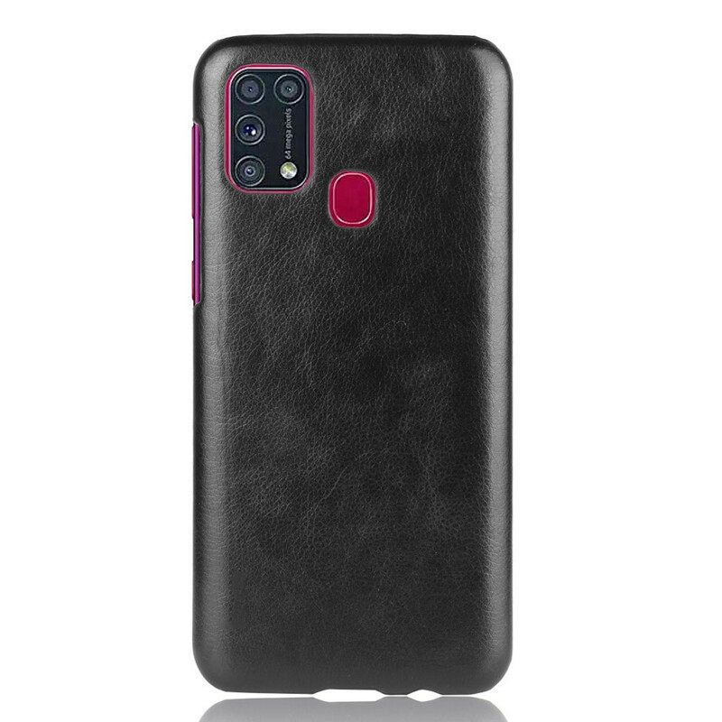 θηκη κινητου Samsung Galaxy M31 Performance Litchi Leather Effect