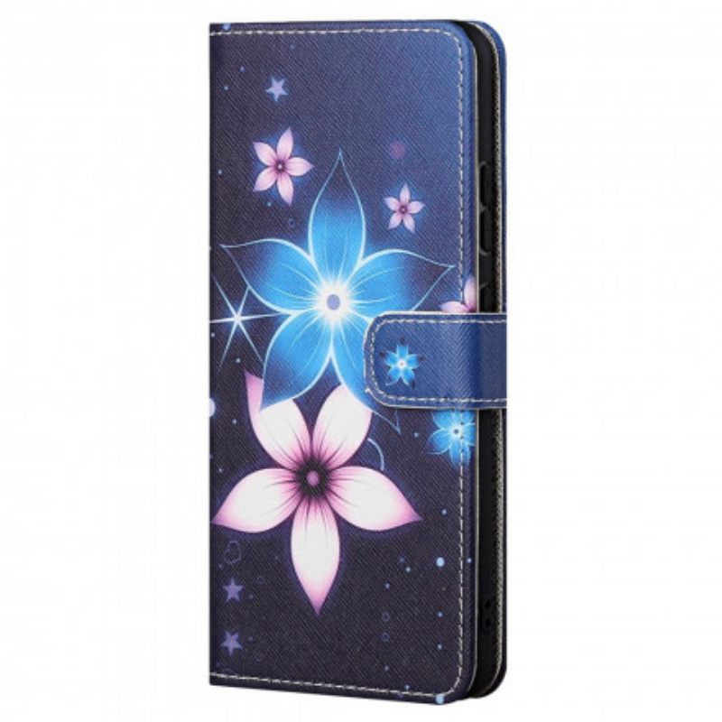 Κάλυμμα Motorola Edge 20 με κορδονι Lunar Strap Flowers