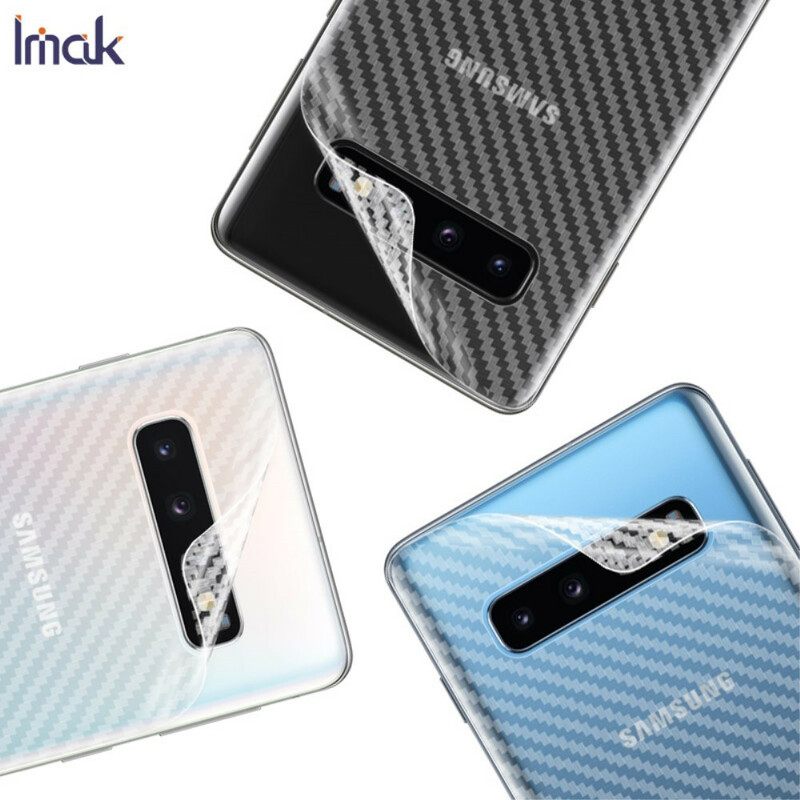 Πίσω Προστατευτική Μεμβράνη Για Samsung Galaxy S10 Carbon Style Imak