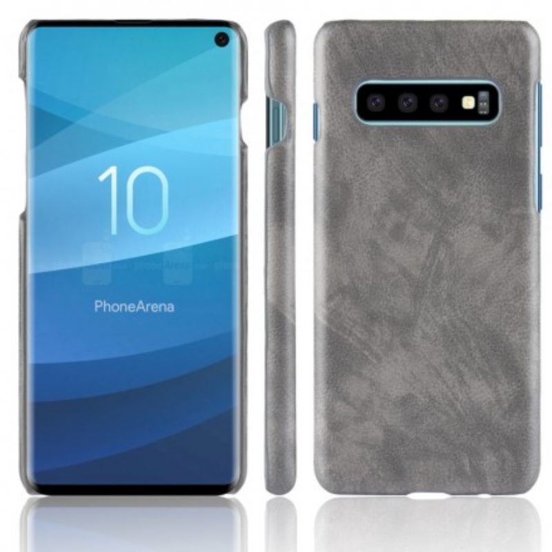 Θήκη Samsung Galaxy S10 Δερμάτινο Εφέ Litchi