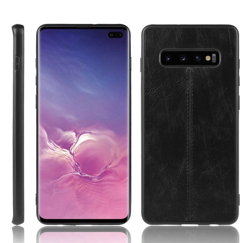 Θήκη Samsung Galaxy S10 Εφέ Δέρματος Ραφής