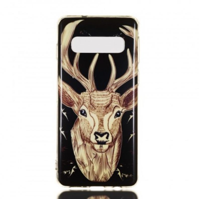 Θήκη Samsung Galaxy S10 Fluorescent Majestic Stag