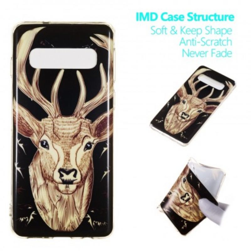 Θήκη Samsung Galaxy S10 Fluorescent Majestic Stag