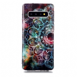 Θήκη Samsung Galaxy S10 Φθορίζουσα Έγχρωμη Μάνταλα