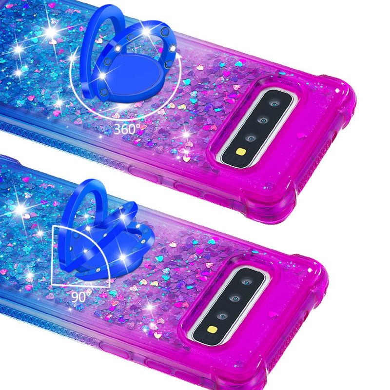 Θήκη Samsung Galaxy S10 Glitter Ring-support