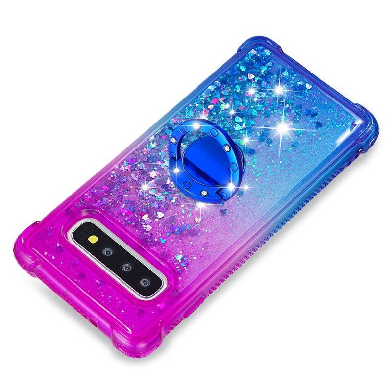 Θήκη Samsung Galaxy S10 Glitter Ring-support