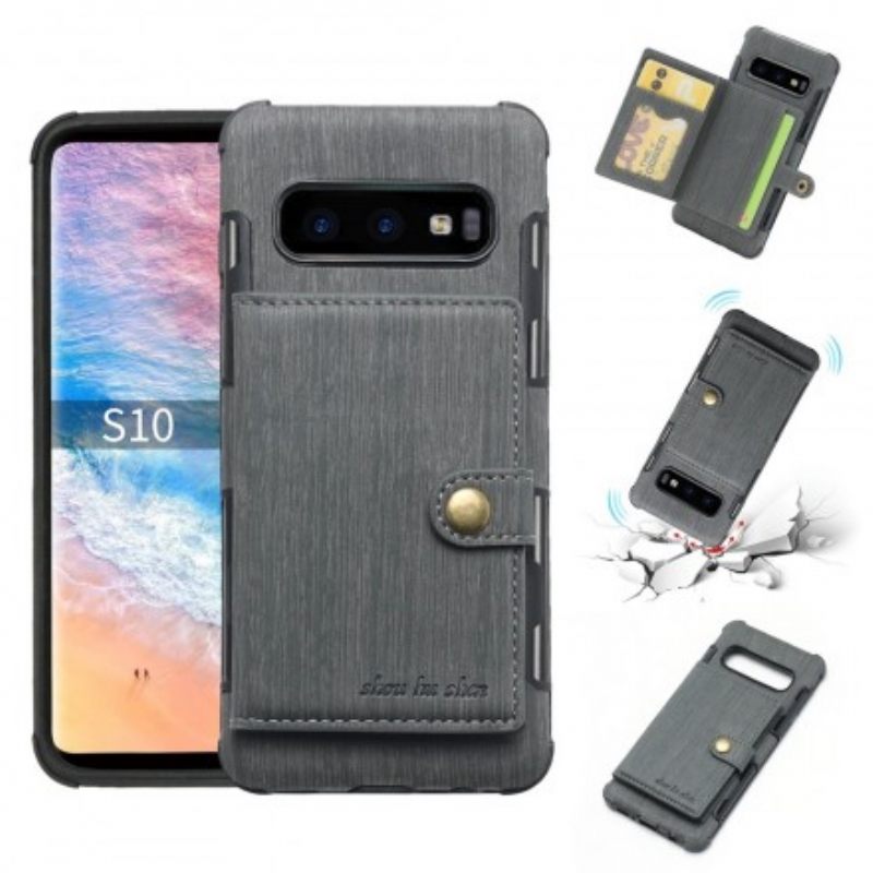 Θήκη Samsung Galaxy S10 Υποδοχή Κάρτας Premium Fabric