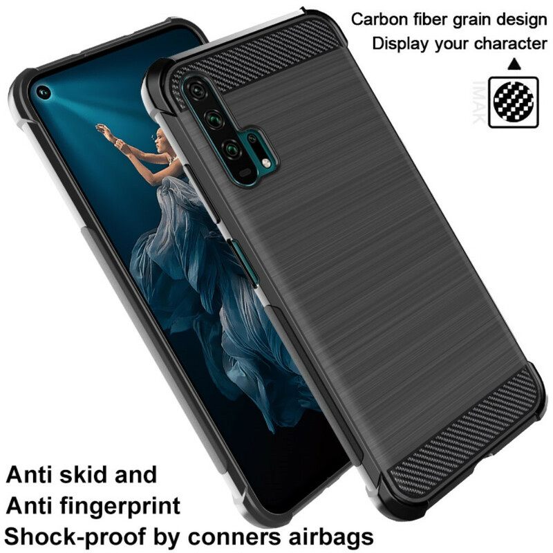 θηκη κινητου Honor 20 Pro Imak Brushed Carbon Fiber