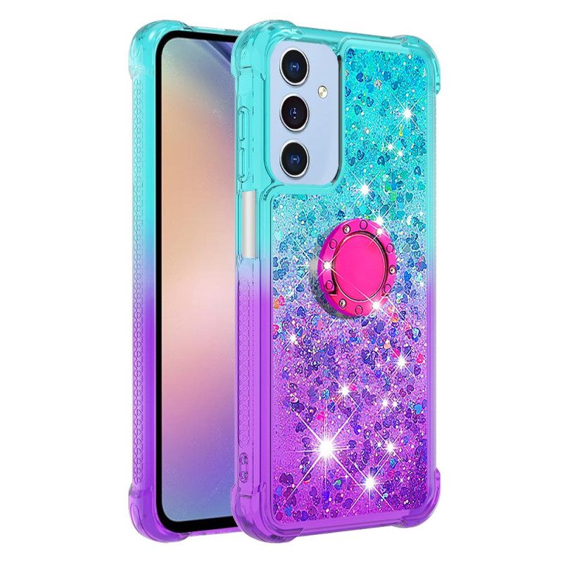 Κάλυμμα Samsung Galaxy A15 5g Glitter Gradient Support Ring