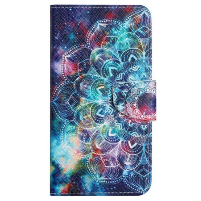 Θηκη Κινητου Samsung Galaxy A15 5g Starry Sky Και Mandala Με Strap