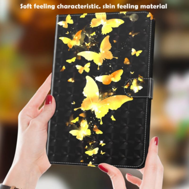 δερματινη θηκη Samsung Galaxy Tab A7 Spot Light Butterflies