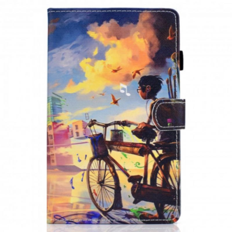 Κάλυμμα Samsung Galaxy Tab A7 Bike Art