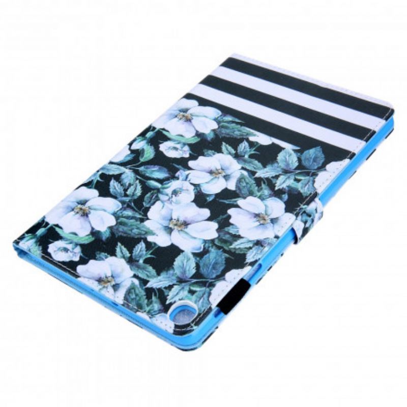 Θήκη Flip Samsung Galaxy Tab A7 (2020 Design Flowers