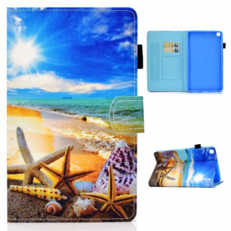 Θήκη Flip Samsung Galaxy Tab A7 Fun Beach