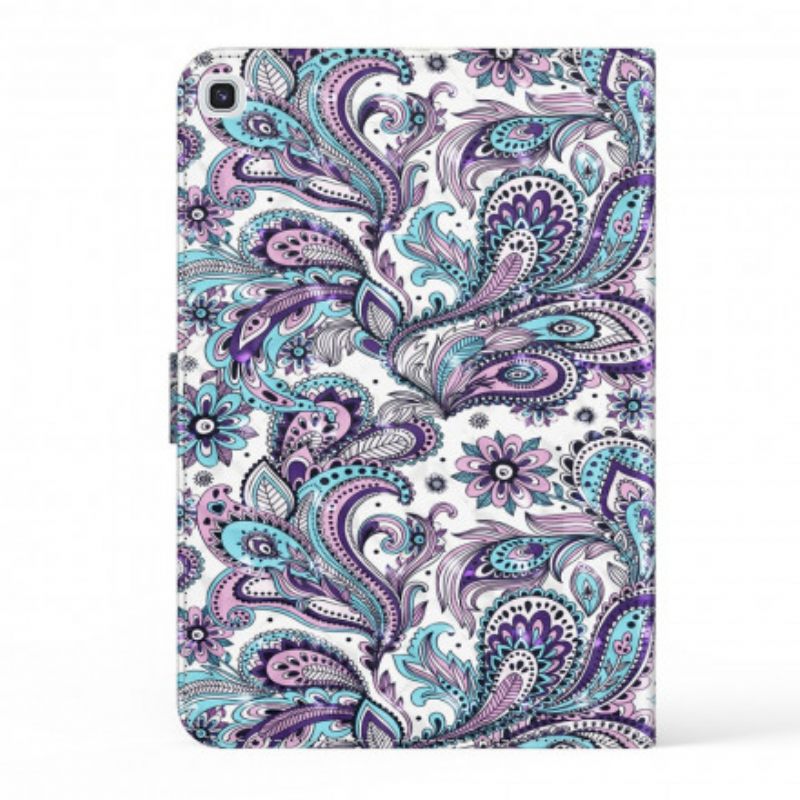 Θήκη Flip Samsung Galaxy Tab A7 Μοτίβο Paisley