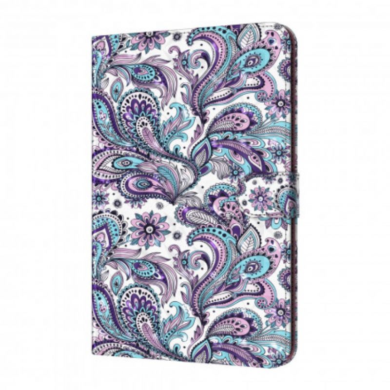 Θήκη Flip Samsung Galaxy Tab A7 Μοτίβο Paisley