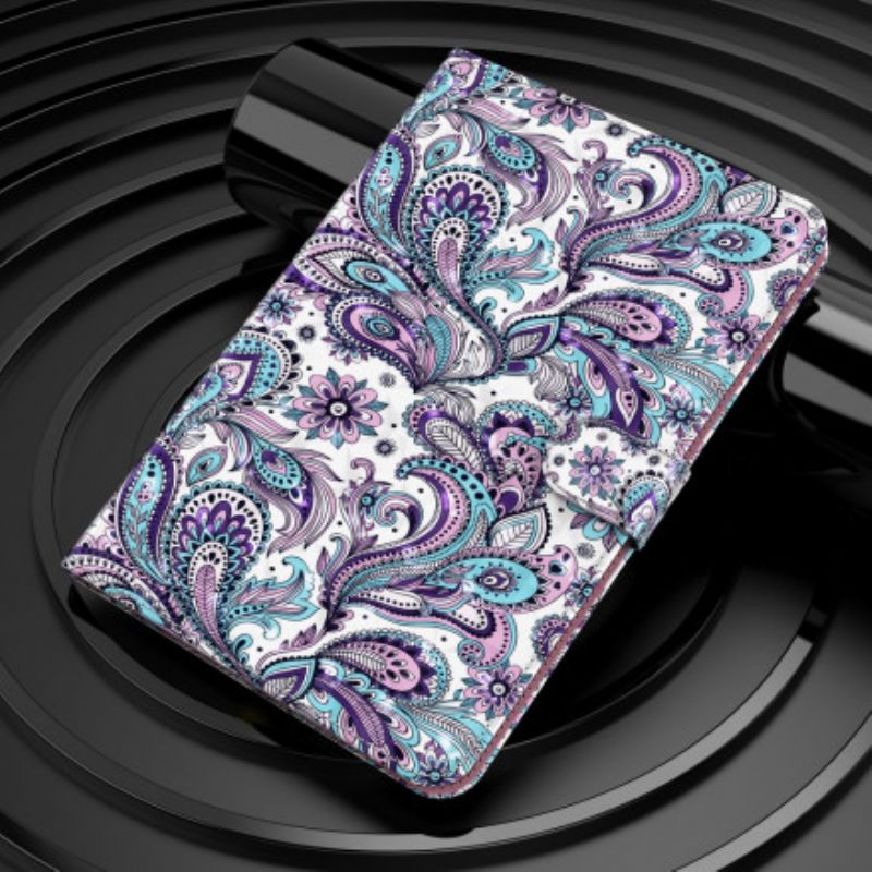 Θήκη Flip Samsung Galaxy Tab A7 Μοτίβο Paisley