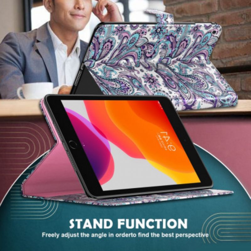 Θήκη Flip Samsung Galaxy Tab A7 Μοτίβο Paisley