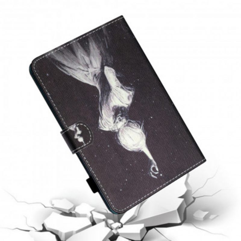 Θήκη Flip Samsung Galaxy Tab A7 Young Girl Art