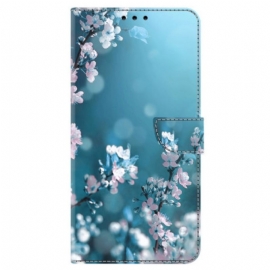 Δερματινη Θηκη Honor X9b / Magic 6 Lite Plum Blossoms