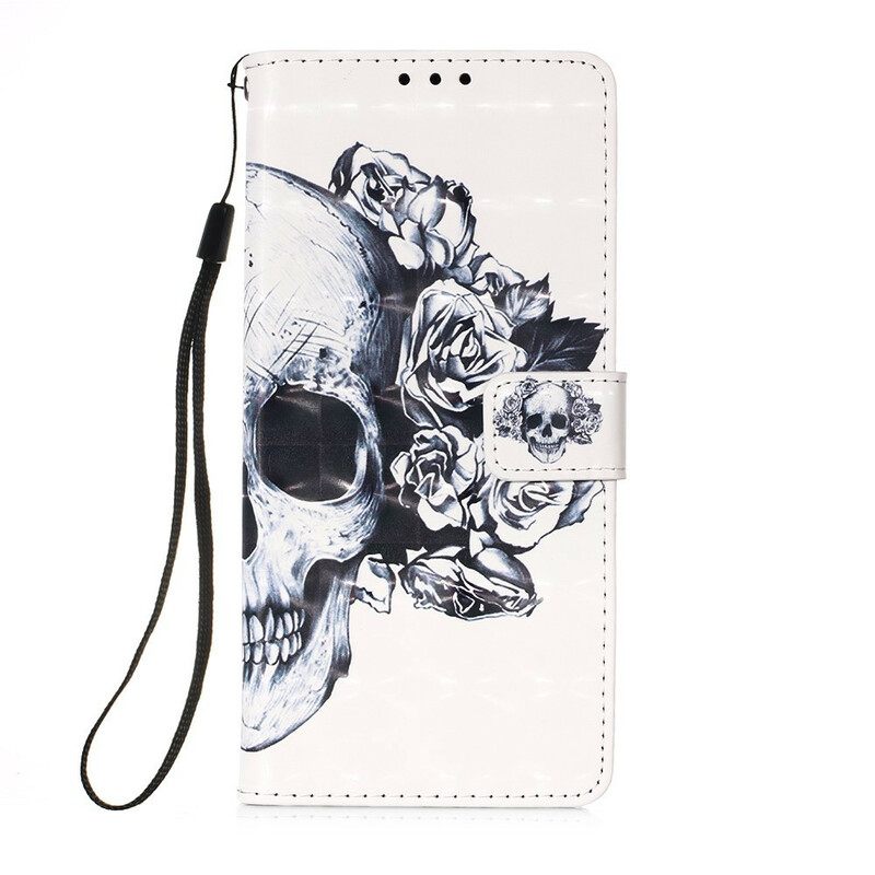 Κάλυμμα Huawei P Smart 2020 Floral Skull