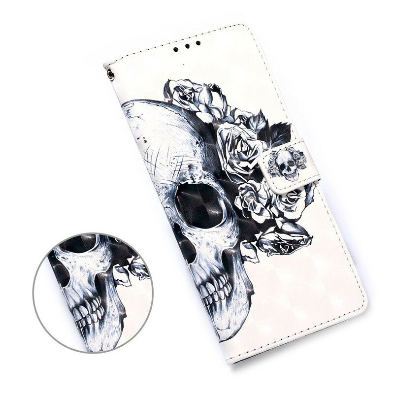 Κάλυμμα Huawei P Smart 2020 Floral Skull