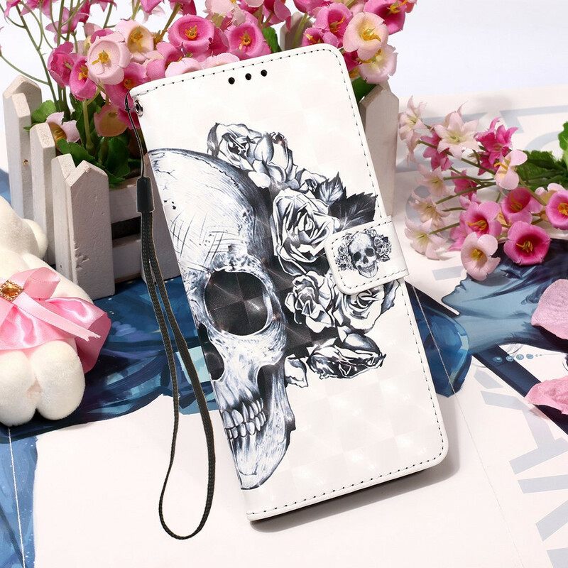 Κάλυμμα Huawei P Smart 2020 Floral Skull