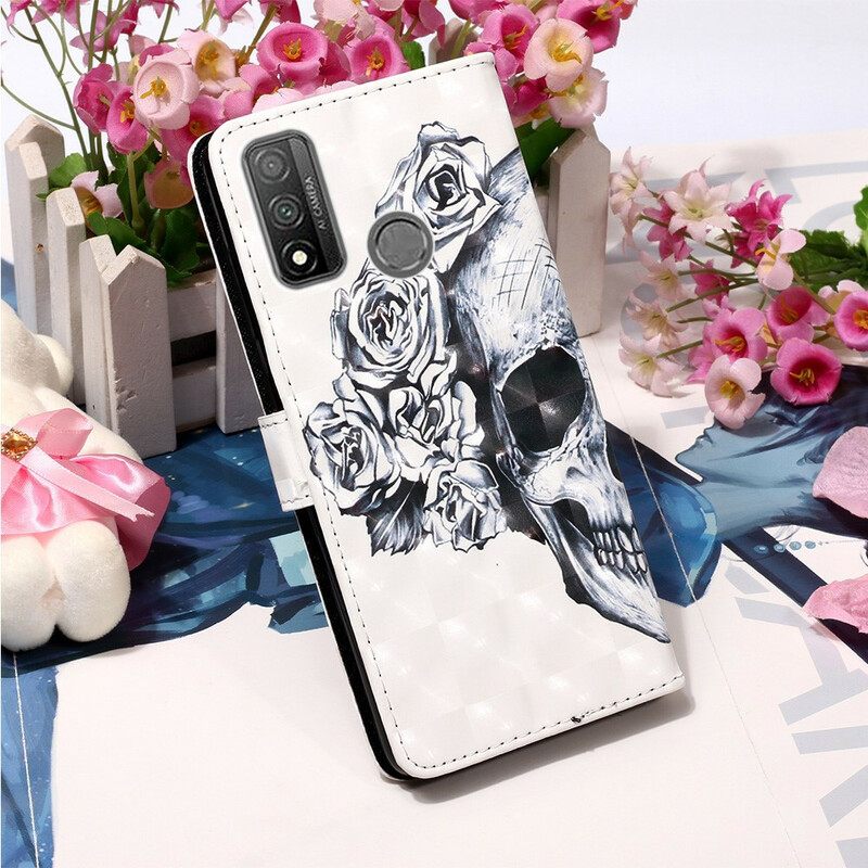 Κάλυμμα Huawei P Smart 2020 Floral Skull