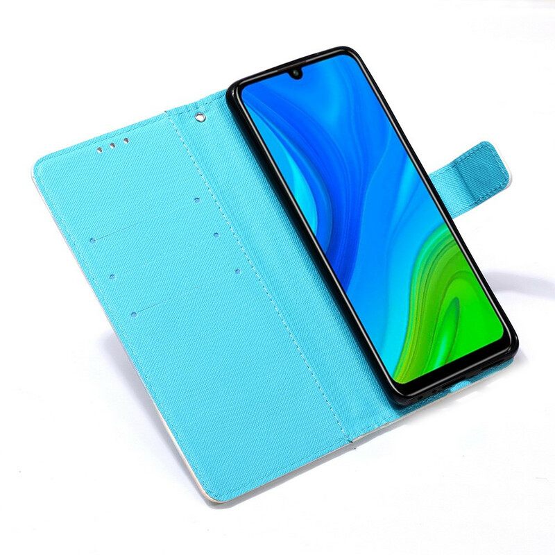 Κάλυμμα Huawei P Smart 2020 με κορδονι Miss Strappy Owl