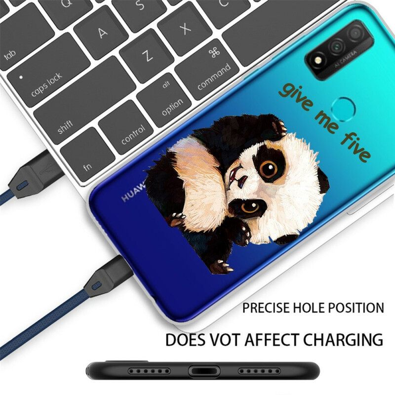 Θήκη Huawei P Smart 2020 Διαφανές Panda Δώσε Μου Πέντε