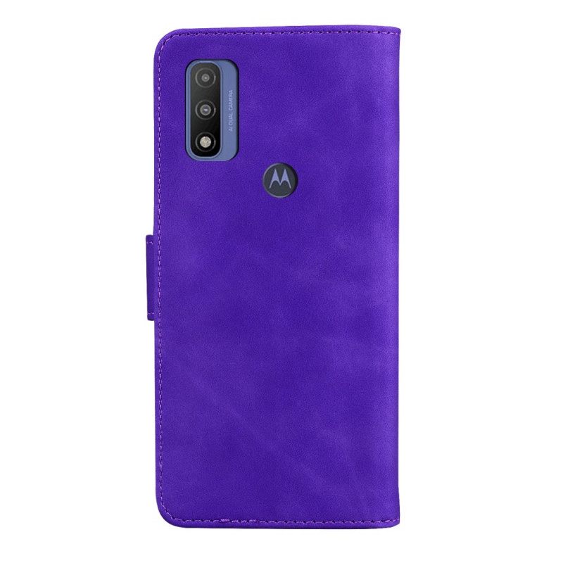 δερματινη θηκη Moto E40 / E30 / E20 Πεταλούδα Skin-touch