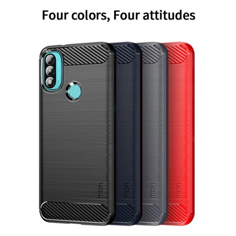 θηκη κινητου Moto E40 / E30 / E20 Mofi Brushed Carbon Fiber