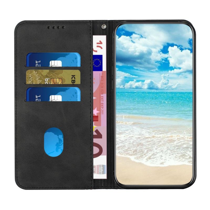 θηκη κινητου Moto E40 / E30 / E20 Θήκη Flip Εφέ Geo Leather