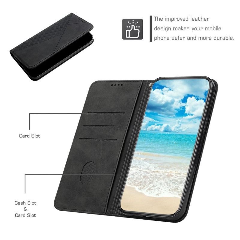 θηκη κινητου Moto E40 / E30 / E20 Θήκη Flip Εφέ Geo Leather