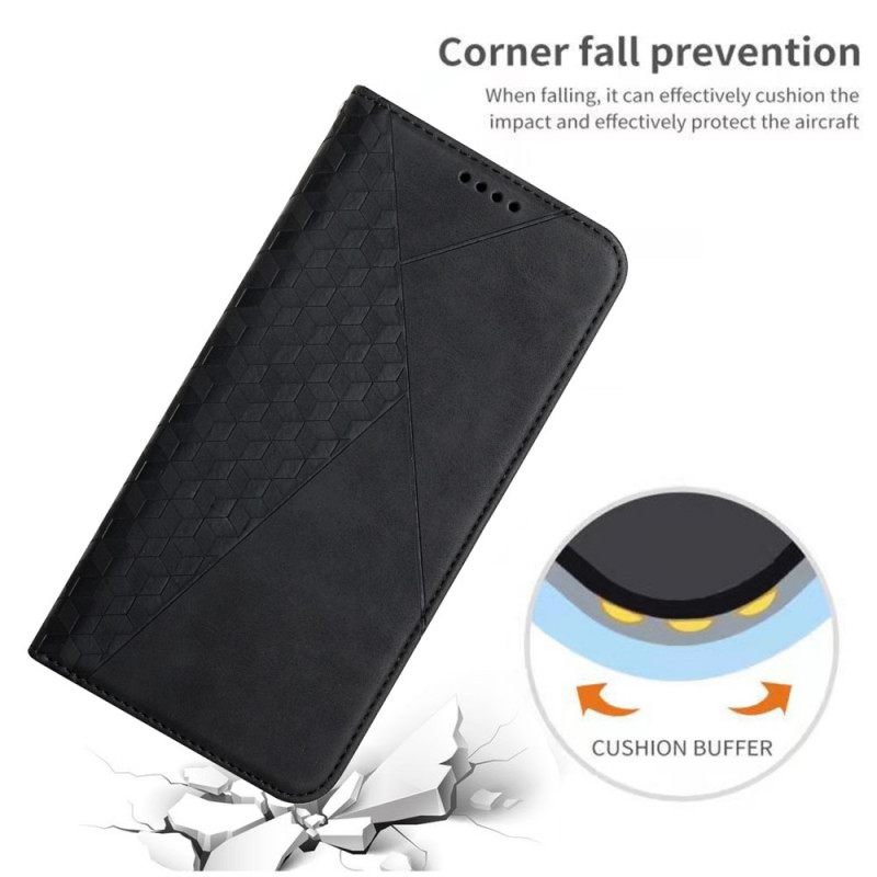 θηκη κινητου Moto E40 / E30 / E20 Θήκη Flip Εφέ Geo Leather