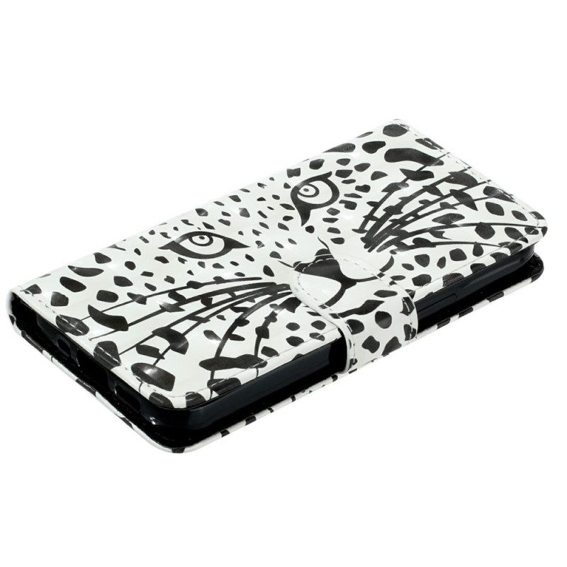 Δερματινη Θηκη Xiaomi 14t Leopard Graphic Strap