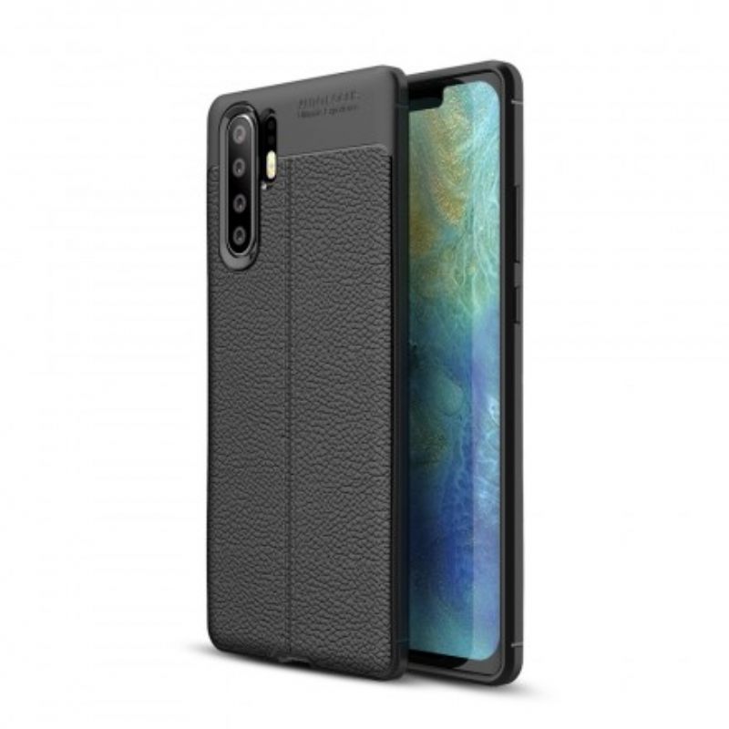 Θήκη Huawei P30 Pro Δερμάτινο Εφέ Litchi Διπλής Γραμμής