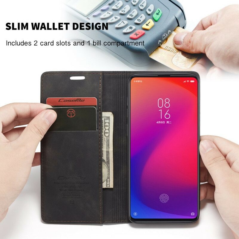 θηκη κινητου Xiaomi Mi 9T / Mi 9T Pro Θήκη Flip Caseme Faux Leather