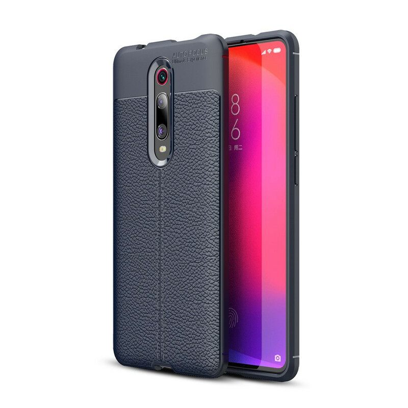 Θήκη Xiaomi Mi 9T / Mi 9T Pro Δερμάτινο Εφέ Litchi Διπλής Γραμμής