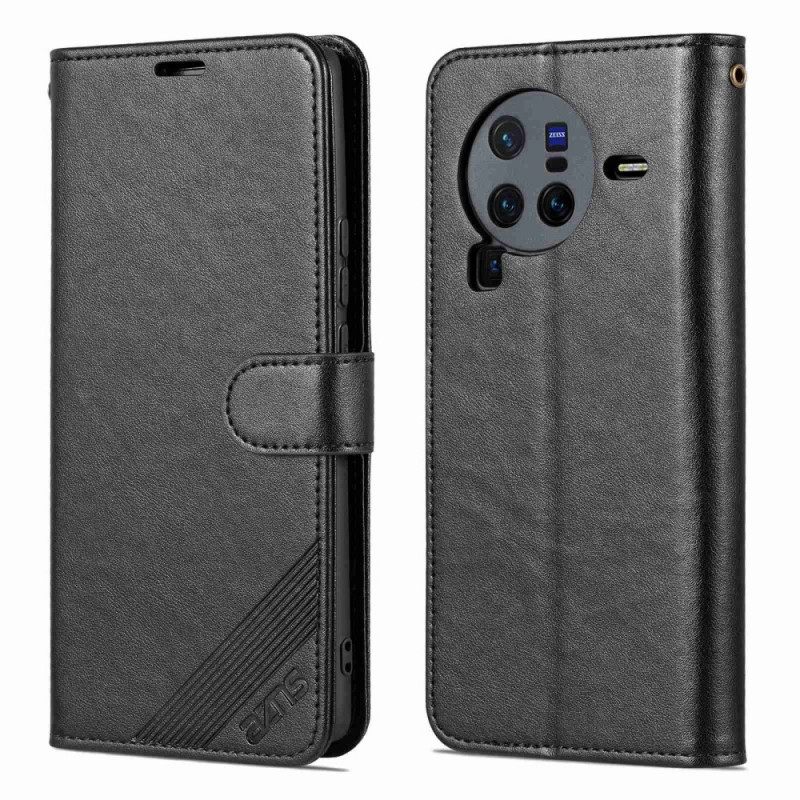 δερματινη θηκη Vivo X80 Pro Faux Leather Azns