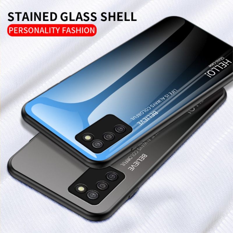 θηκη κινητου Samsung Galaxy A03s Tempered Glass Γεια Σας