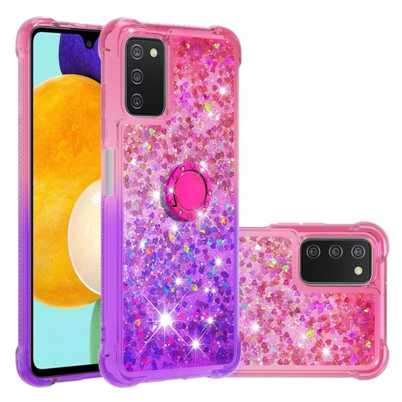 Θήκη Samsung Galaxy A03s Glitter Ring-support