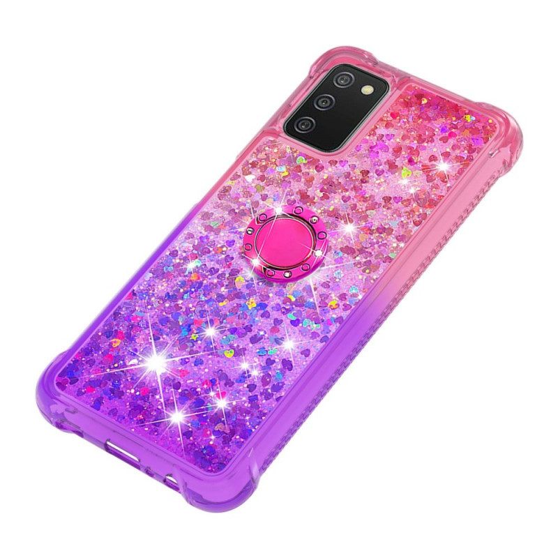 Θήκη Samsung Galaxy A03s Glitter Ring-support