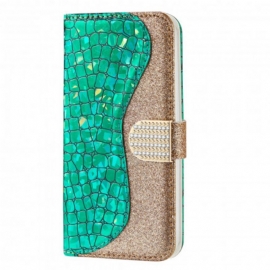 Κάλυμμα Samsung Galaxy A22 4G Croco Diamonds