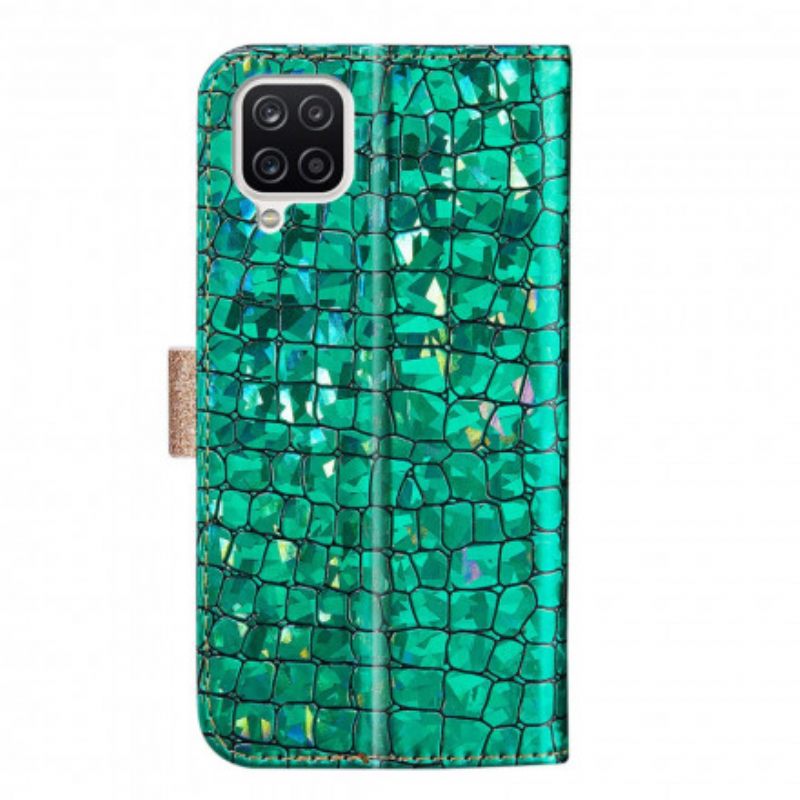 Κάλυμμα Samsung Galaxy A22 4G Croco Diamonds